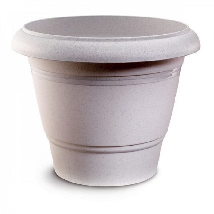 Miltoplast Geramica Greece Γλάστρα σε Λευκό Χρώμα 13x15cm